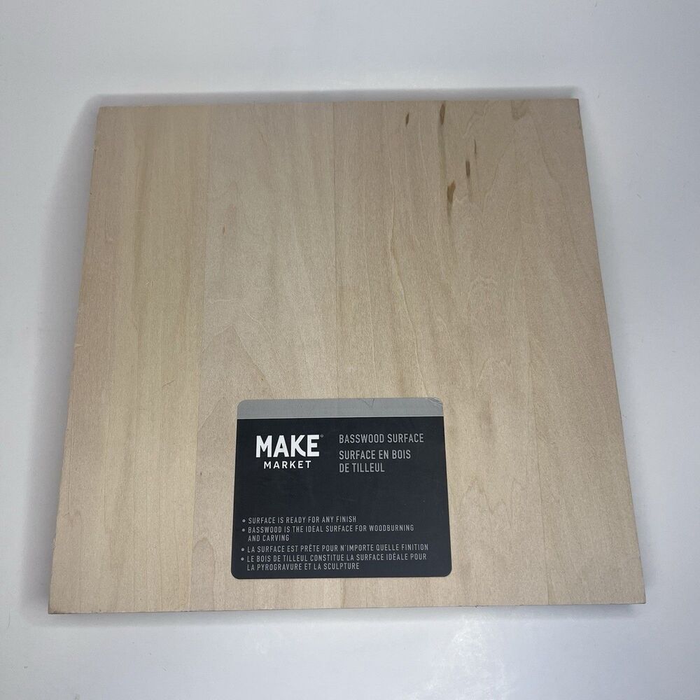 Make Market Basswood Surface Wood Panel for Woodburning Carving Craft Art